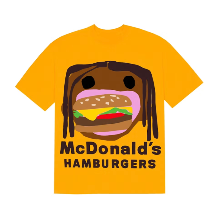 CPFM x McDonald's x CJ Burger Mouth Tee - Yellow