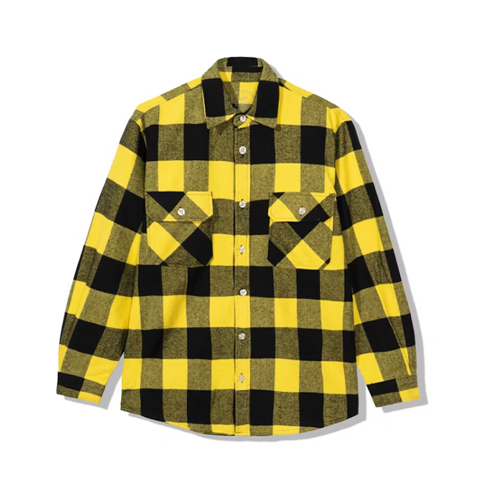 Bored Games Flannel - Yellow