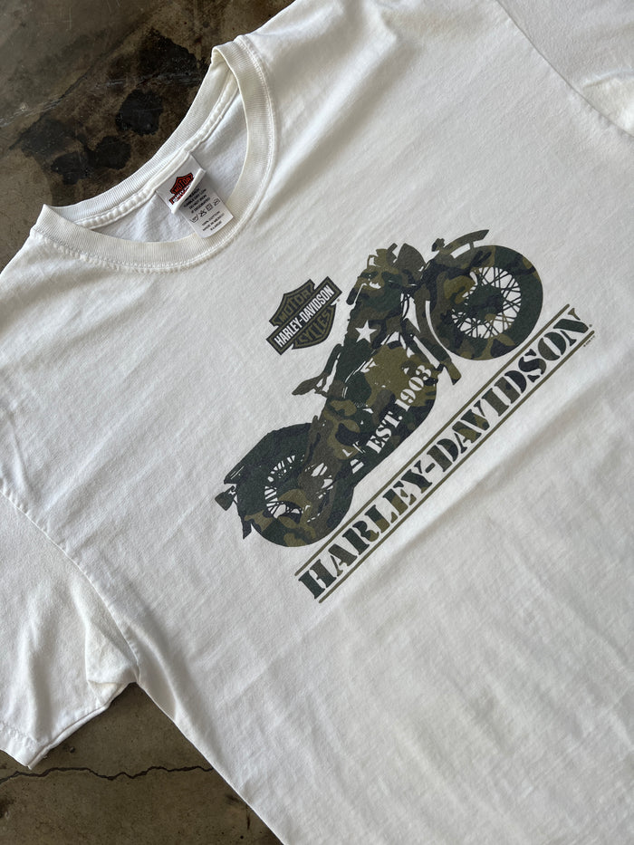 Harley Davidson Camo Adamec 75th Anniversary Tee