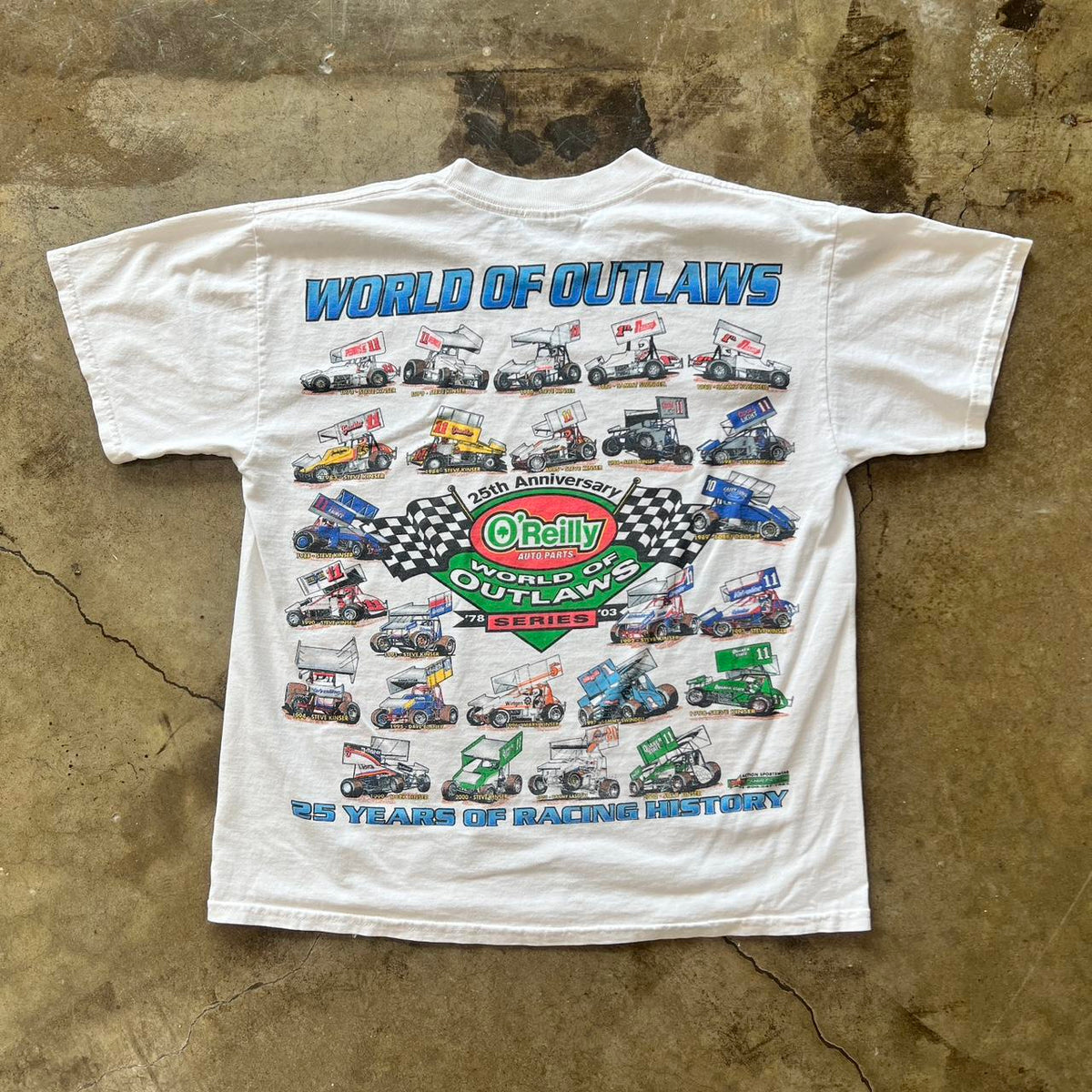 25th Anniversary O'Reilly World of Outlaws Tee