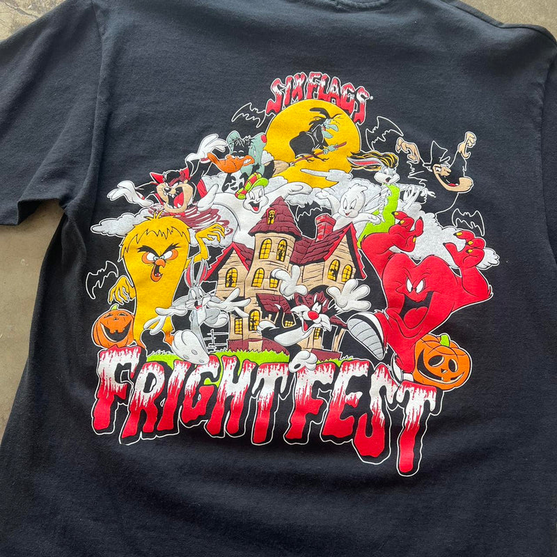 Six Flags Looney Tunes Fright Fest Halloween Tee