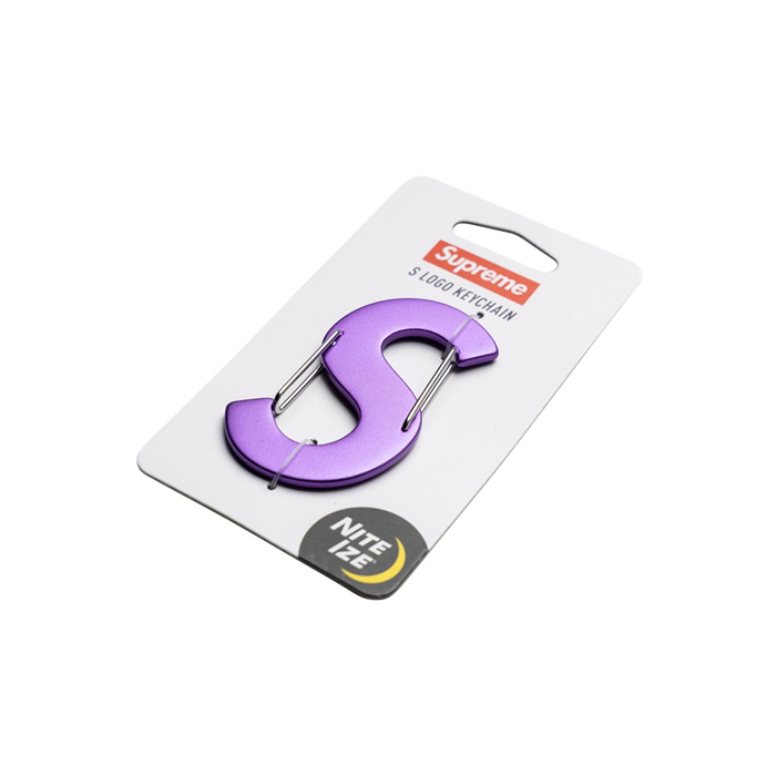 S Logo Keychain - Purple
