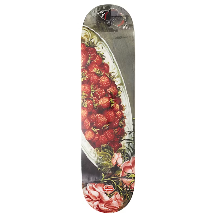 Strawberries Skateboard Deck