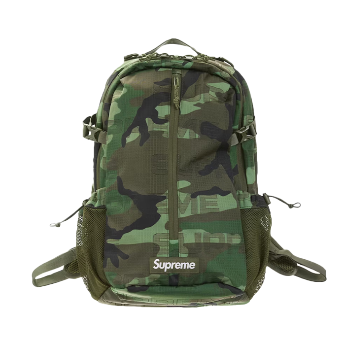 "Supreme" Backpack - Woodland Camo