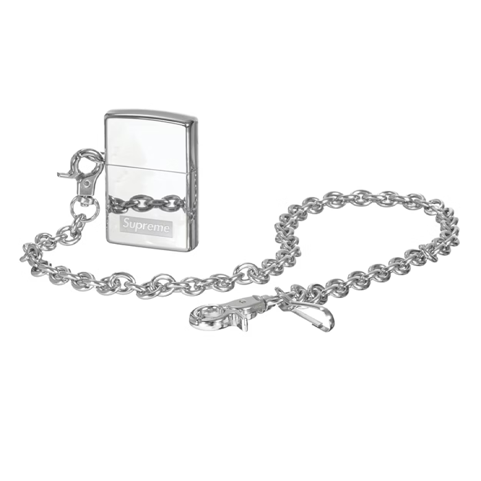 Chain Zippo - Silver