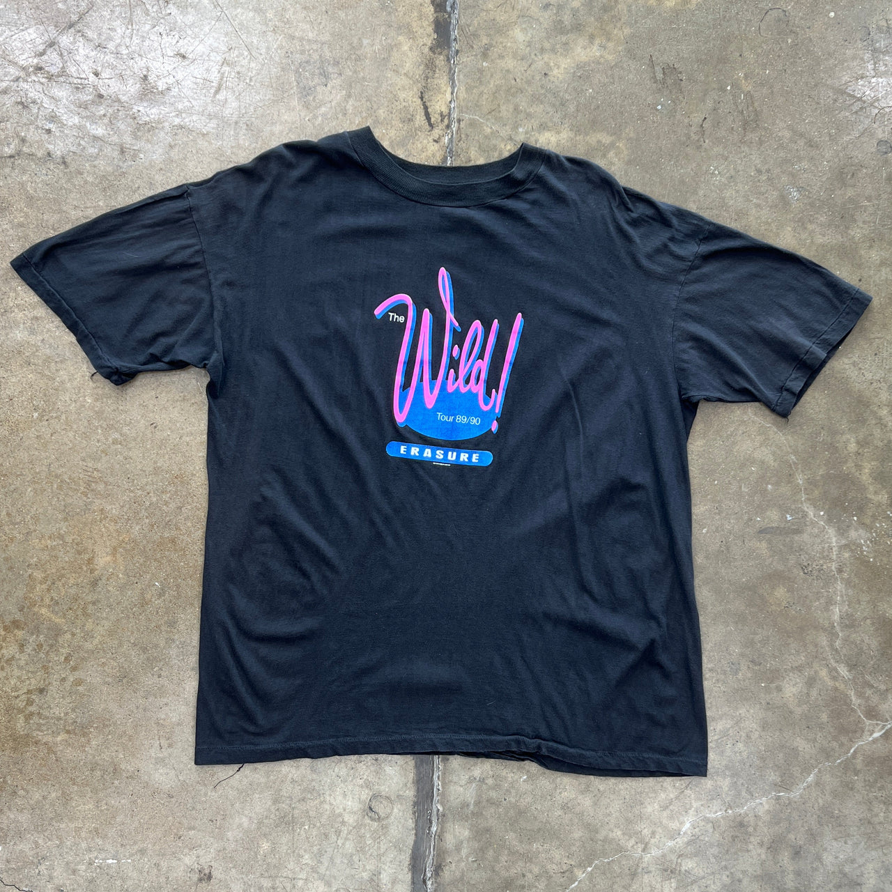 1990 Wild Erasure Tour Band Tee
