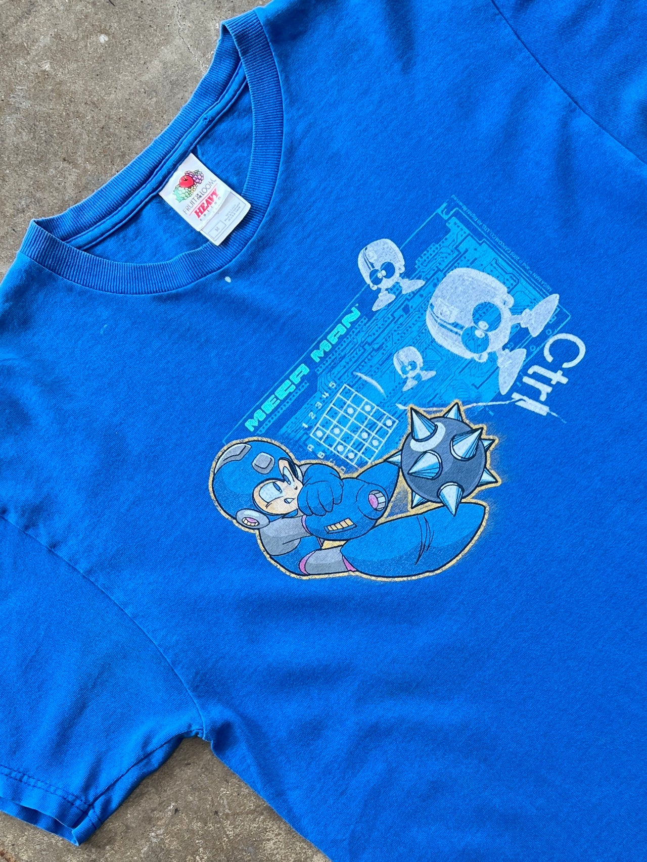 2005 Mega Man Video Game Animated Tee