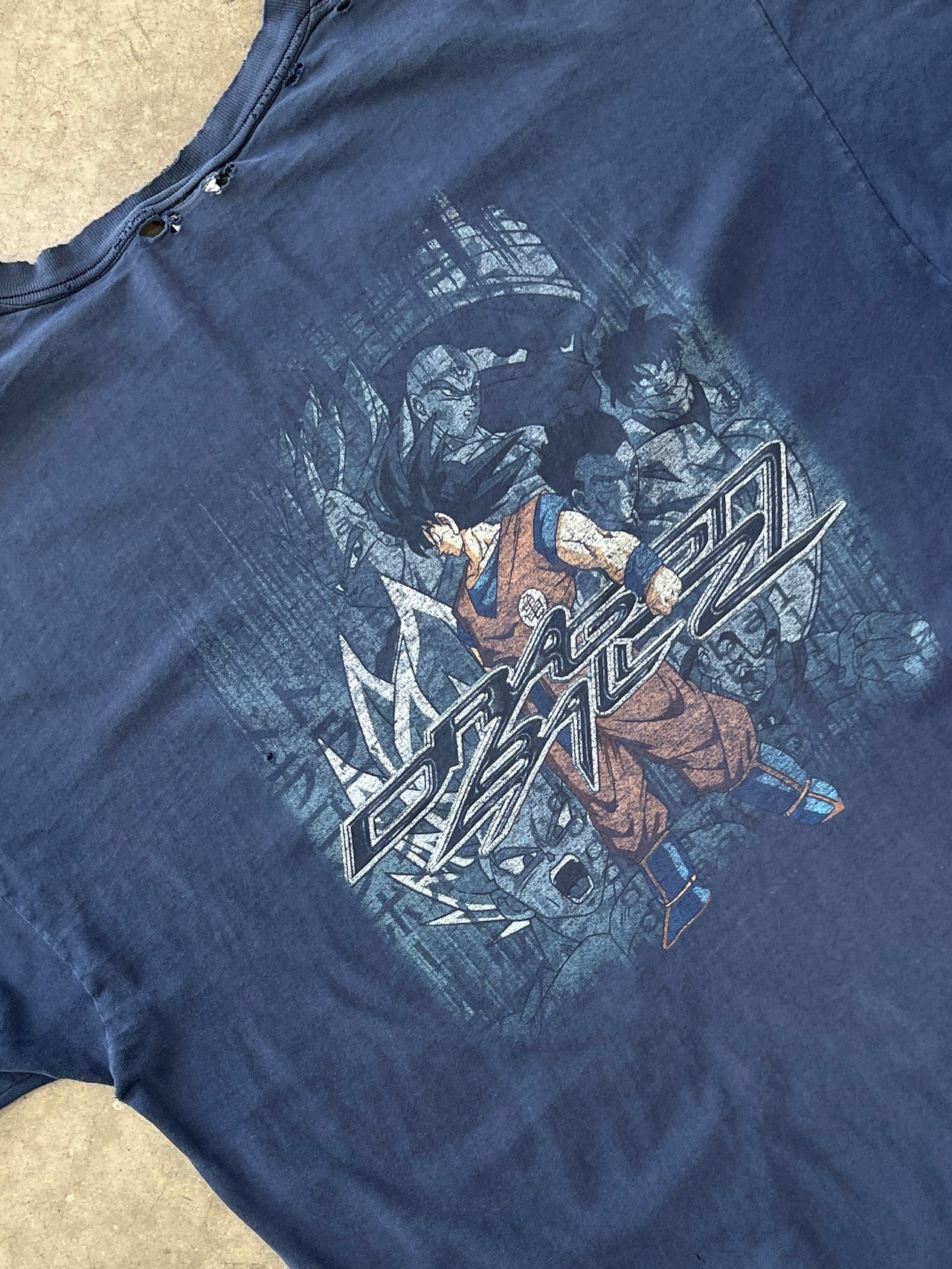2000 Dragon Ball Goku Anime Distressed Tee