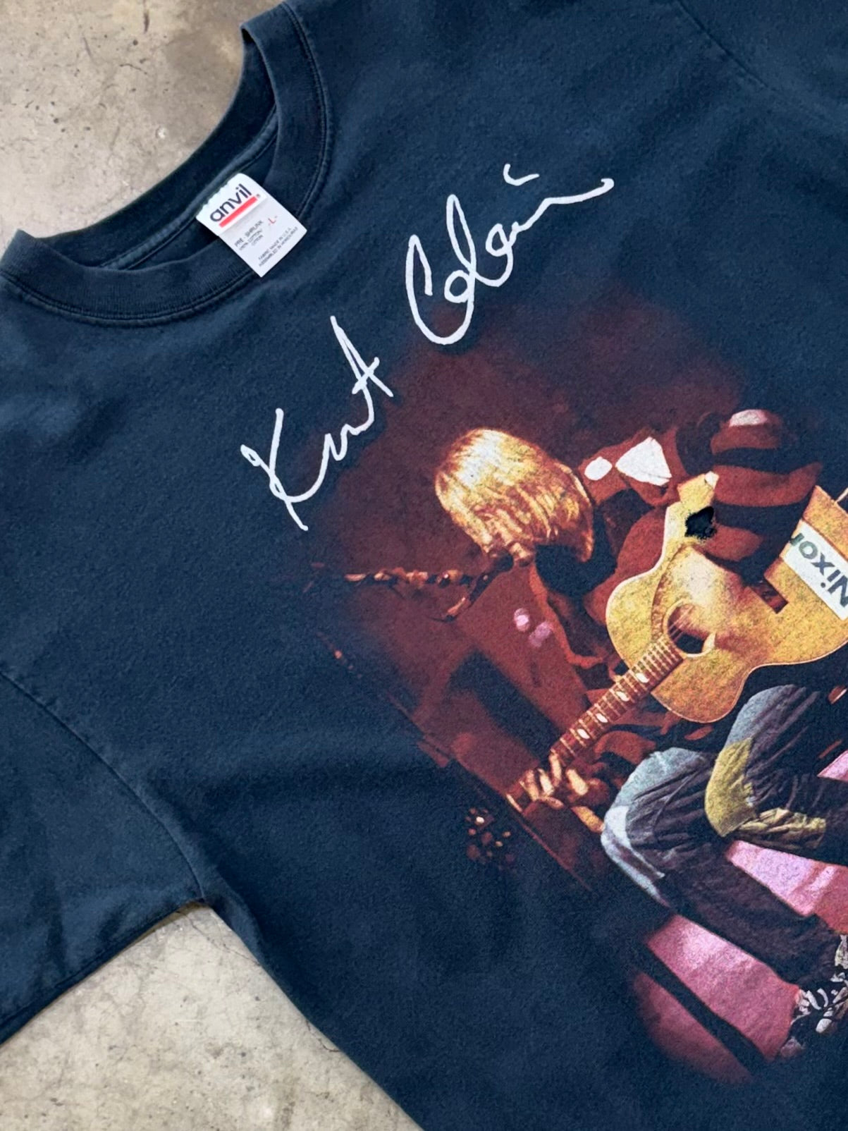 Kurt Cobain MTV Unplugged Nixon Anvil Tee