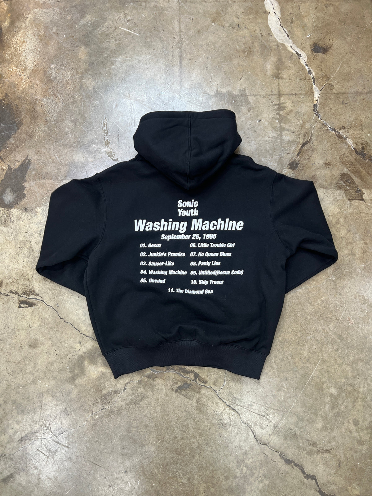 Pleasures Sonic Youth Washing Machine Hoodie Medium