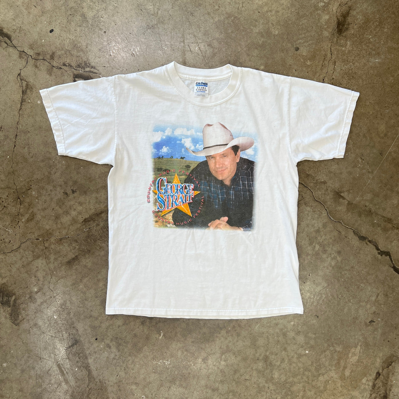 1999 George Strait Music Country Concert Tee