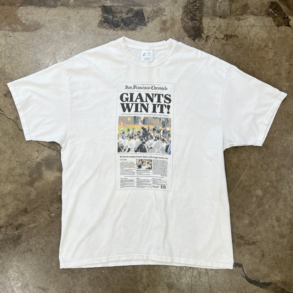 San Fransico Giants World Series Tee