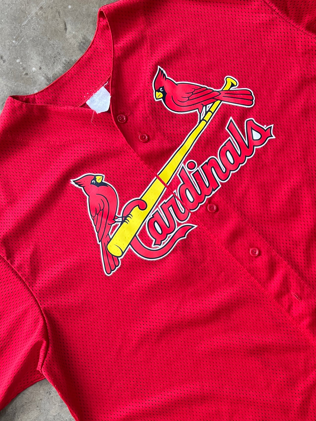 MLB Majestic Jon Jay St. Loius Cardinals Mesh Baseball Jersey
