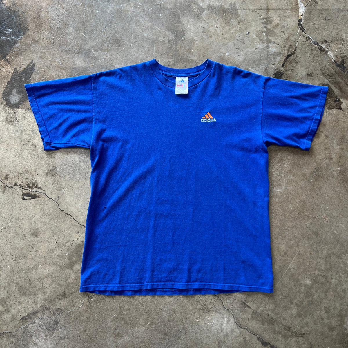 Adidas 3 Stripe Big Logo Front Graphic Tee