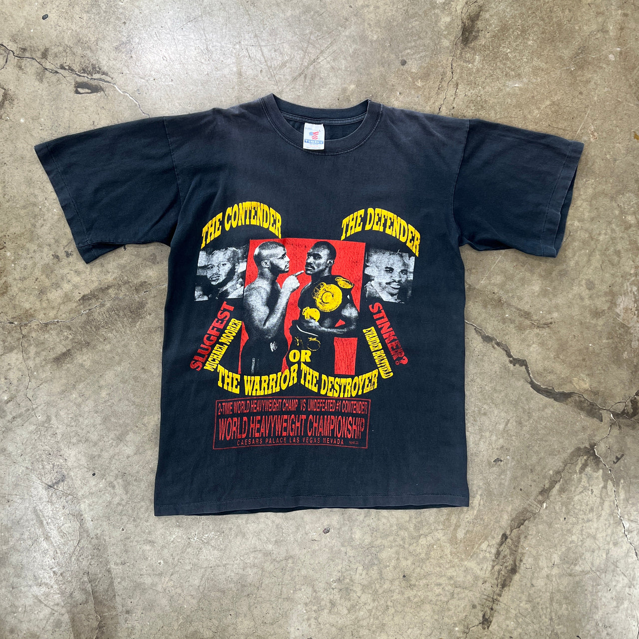 Evander Holyfield v. Moorer Heavyweight Champ Boxing Tee