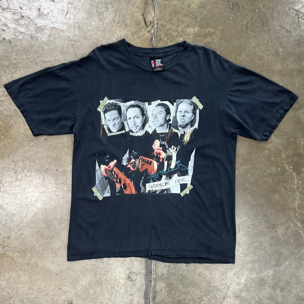 1998 Metallica Garage Days Tour Giant Tee
