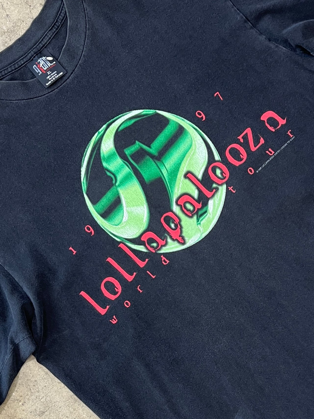 1997 Lollapalooza Korn Orbital Tour Giant Tee
