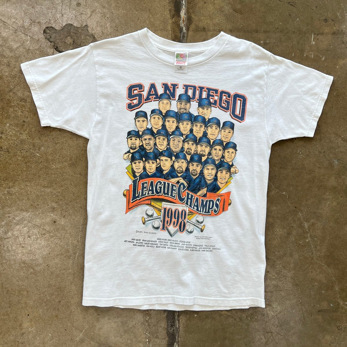 1998 MLB San Diego Padres Tony Gwynn Team Tee