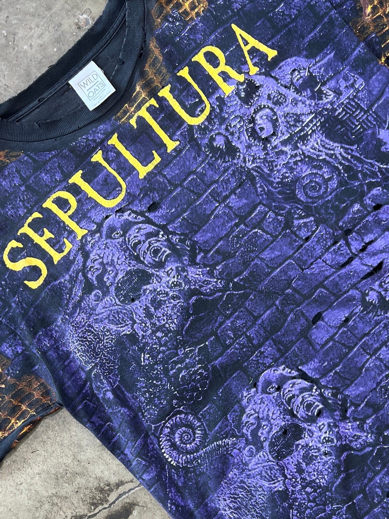 AOP 1993 Sepultura Chaos Thrashed Tee
