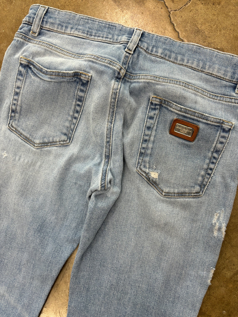 Dolce & Gabbana Classic Distressed Stretch Denim