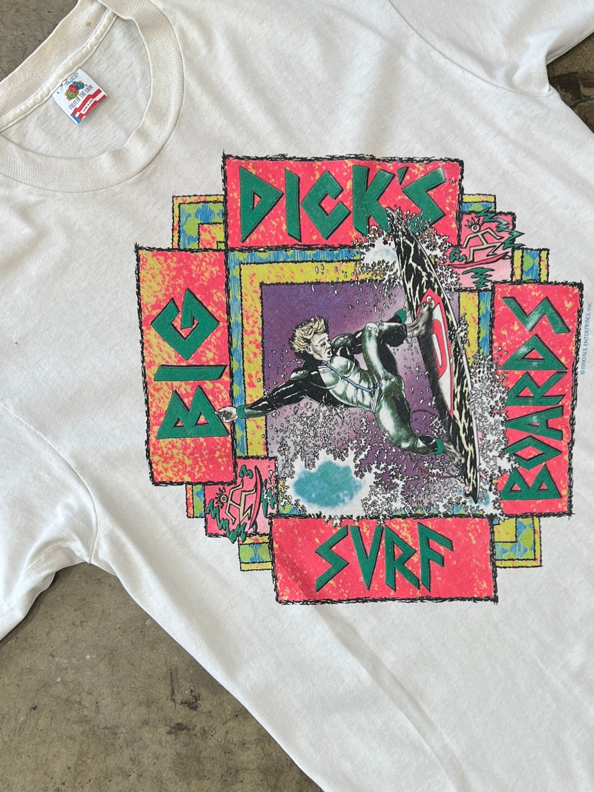 90s Big Dicks Surf Shop Tee Single Stitch