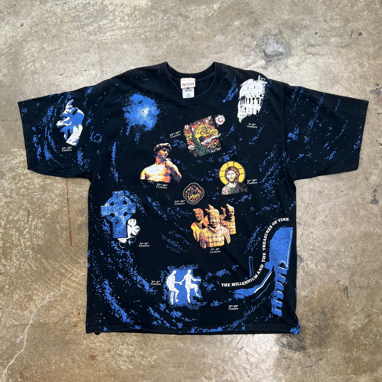 AOP Millennium Treasure of Time Museum Company Art Religious Historical Tee