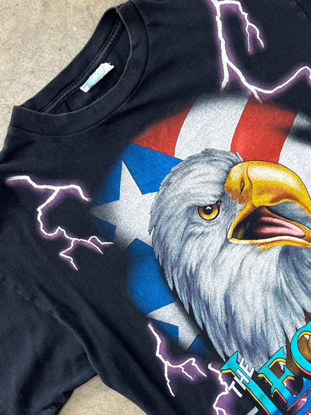 American Thunder Lighting American Eagle Legend Lives Single Stitch