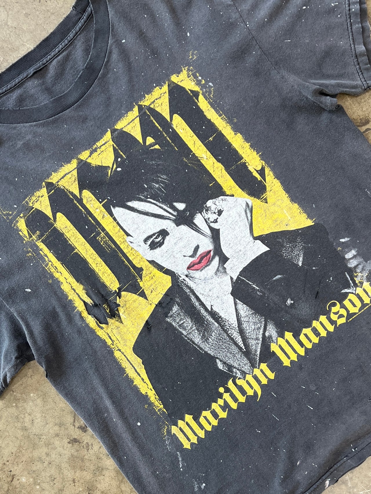 2000s Marilyn Manson Against the Gods Tour Tee