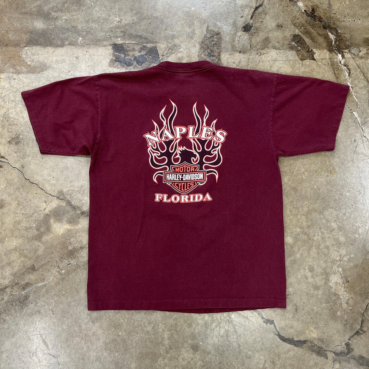 Harley Davidson Naples Flame Pocket Tee