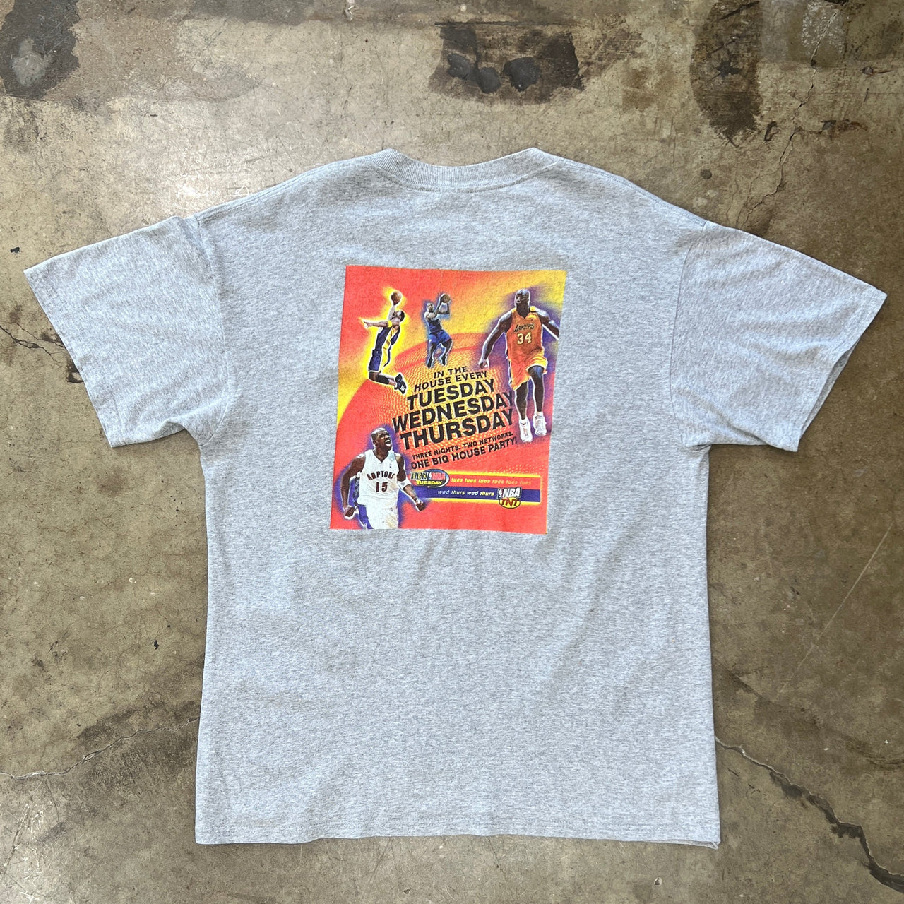 NBA TNT Basketball Kobe Shaq Tee