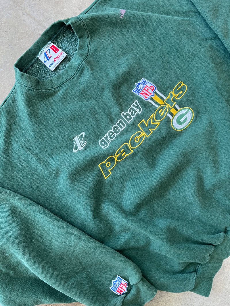 NFL Greenbay Packers Logo Athletic Crewneck