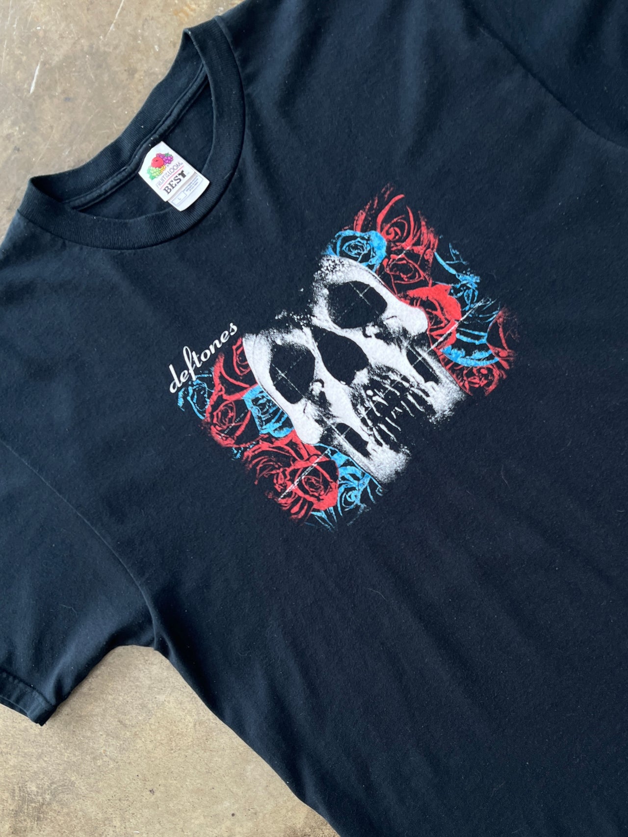 Y2k 2003 Deftones Album Cover Skull Tee