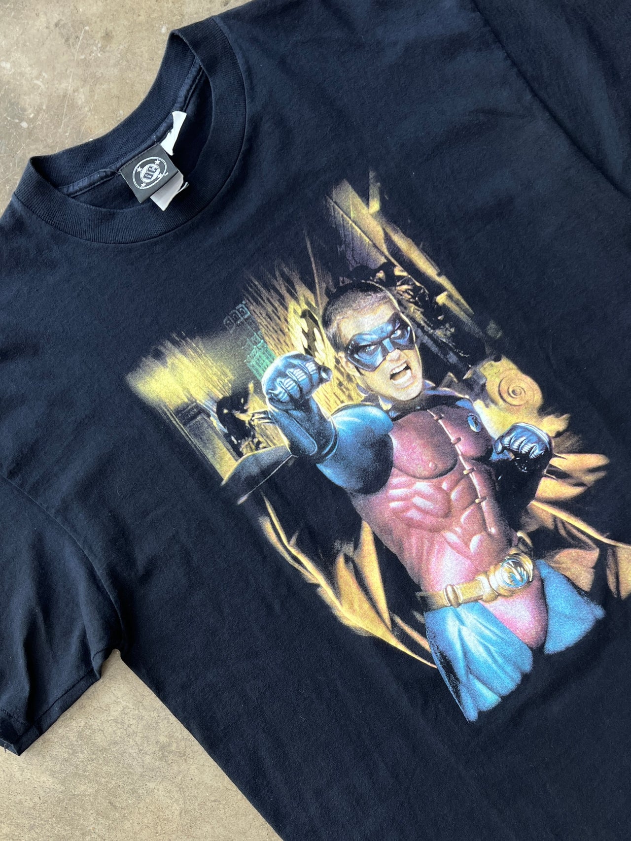 1995 Robin Batman Forever Chris O'Donnell Single Stitch Tee