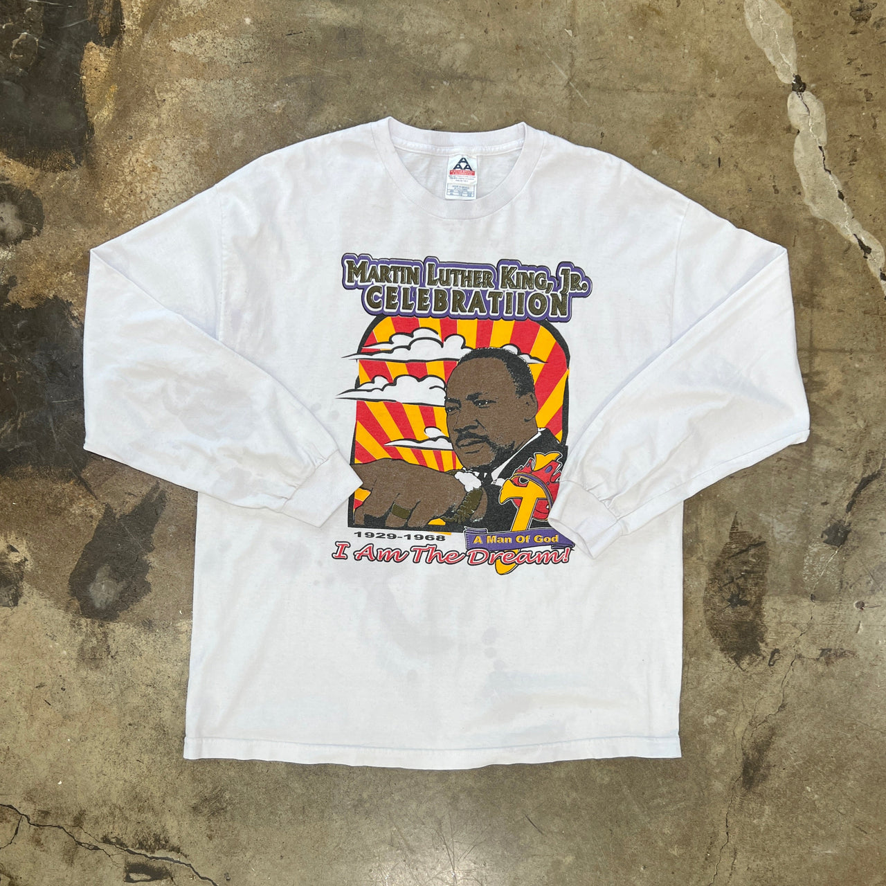 2005 Martin Luther King Jr MLK I Have a Dream Long Sleeve Rap Tee