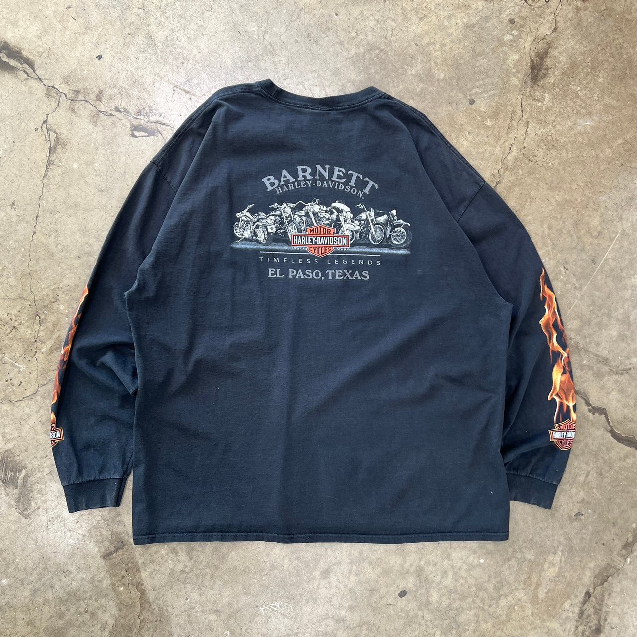 Harley Davidson El Paso Flame Long Sleeve
