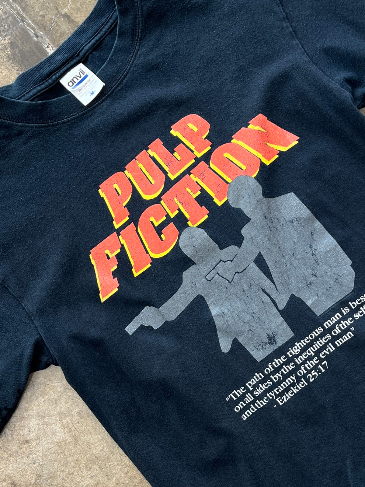 2000s Pulp Fiction Vincent and Jules Ezekiel 25:17 Tee