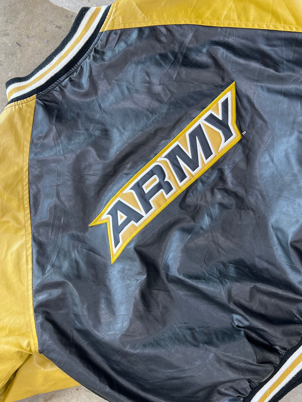 Army Varsity Letterman Style Jacket