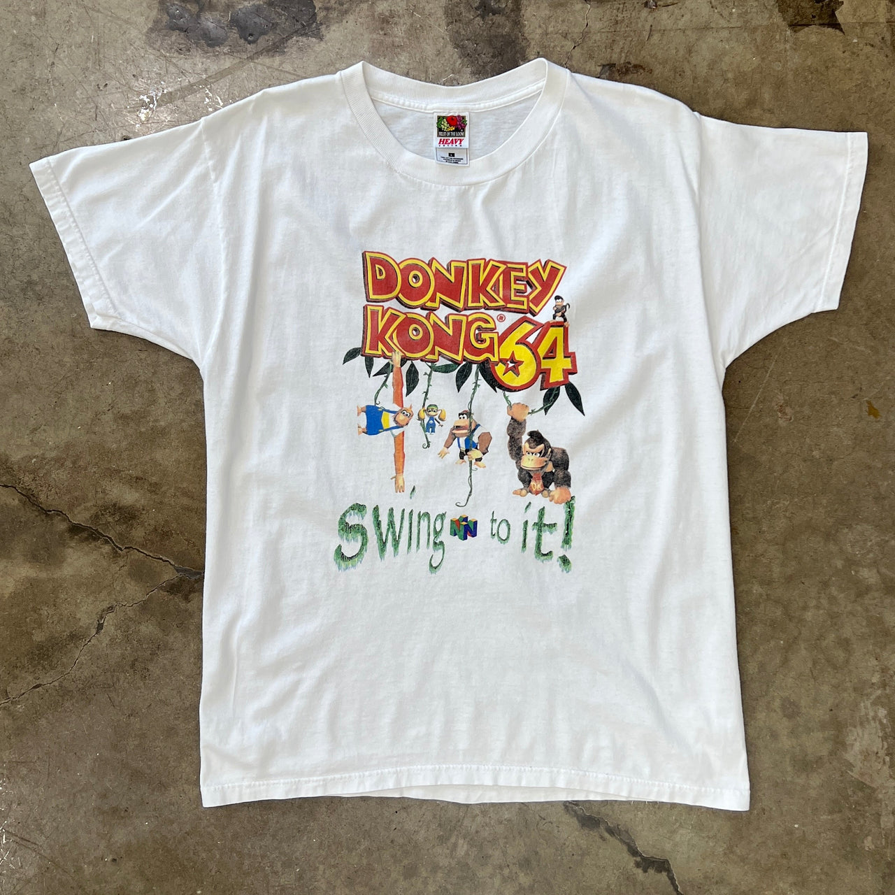 1999 n64 Nintendo Donkey Kong 64 Swing Tee