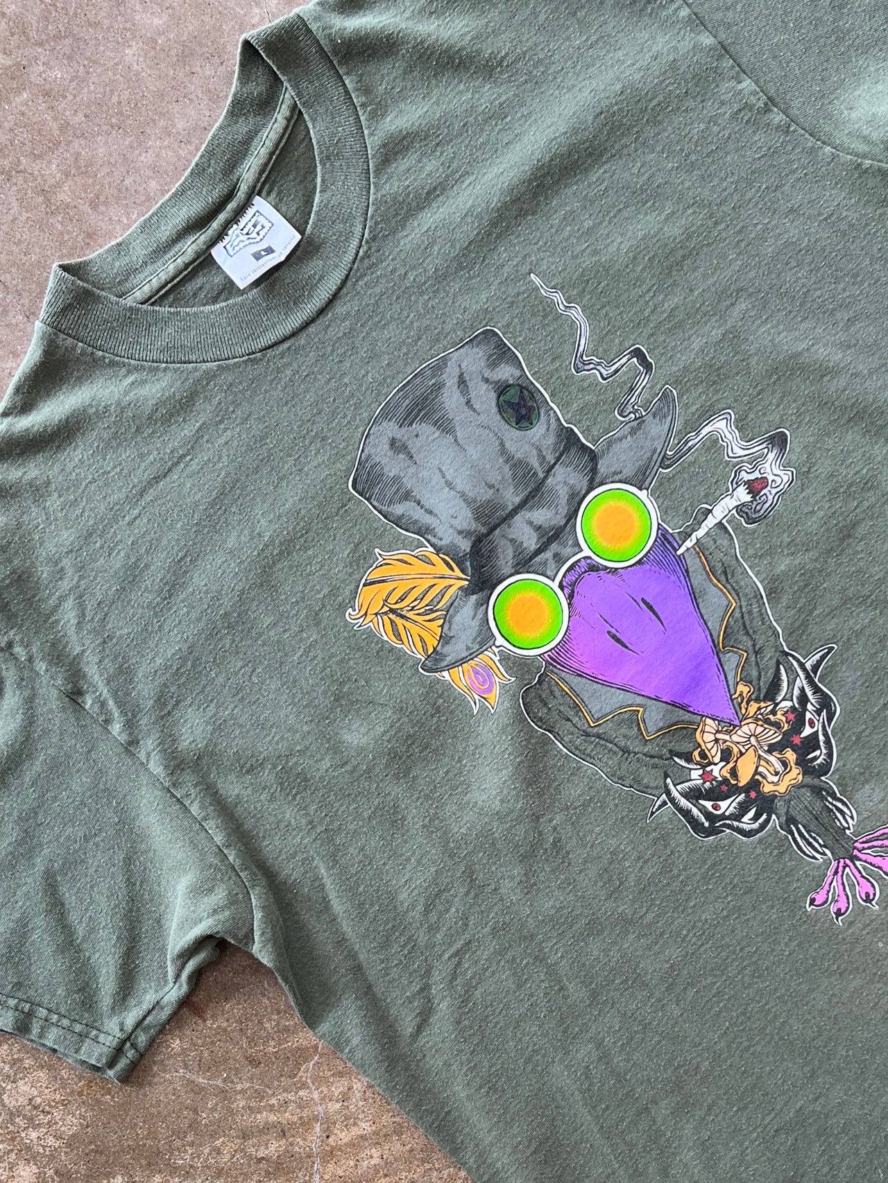 1994 The Black Crowes Voodoo Man Witch Nice Man Tag Tee