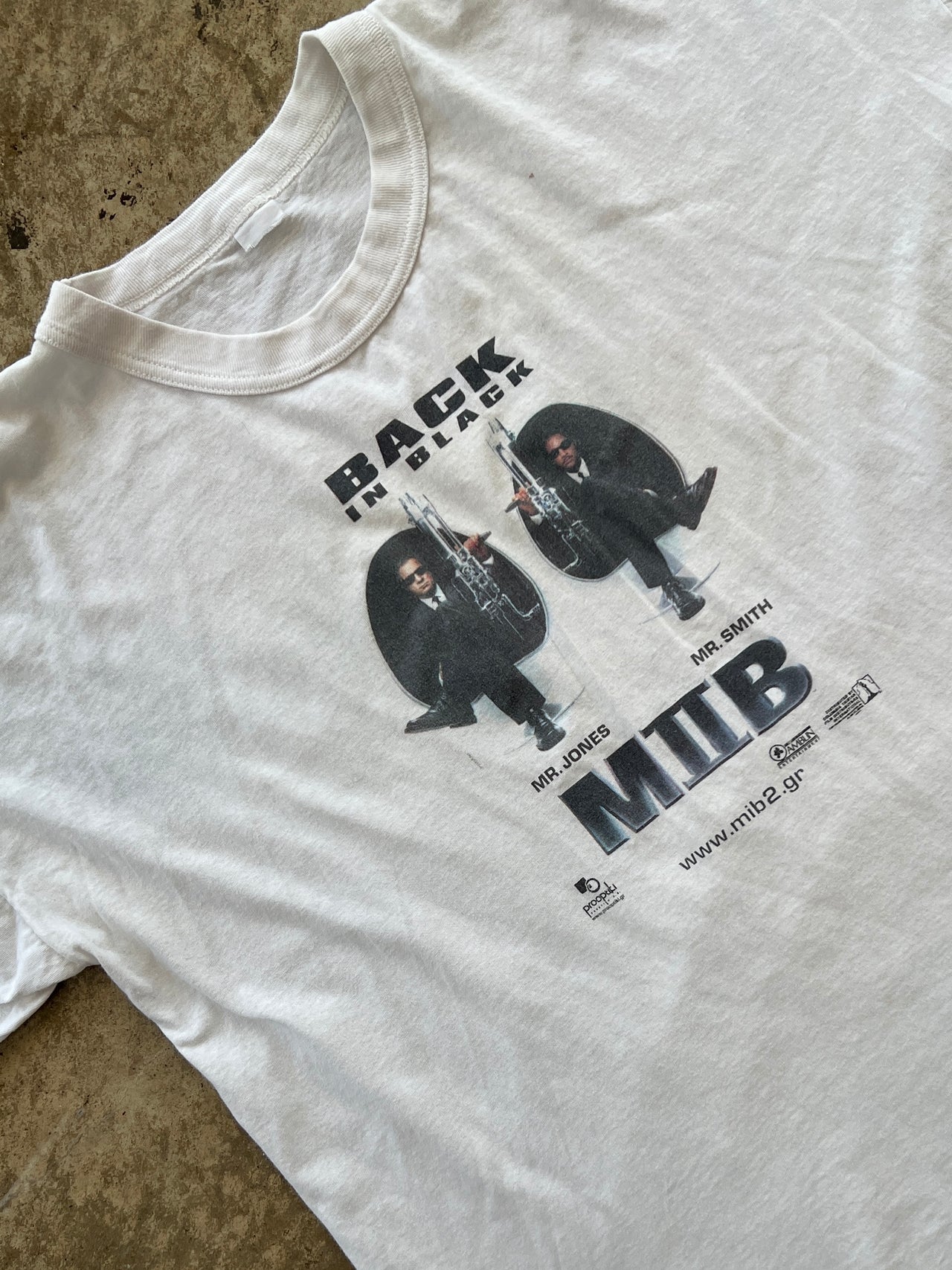 1997 Men in Black Movie Promo Tee