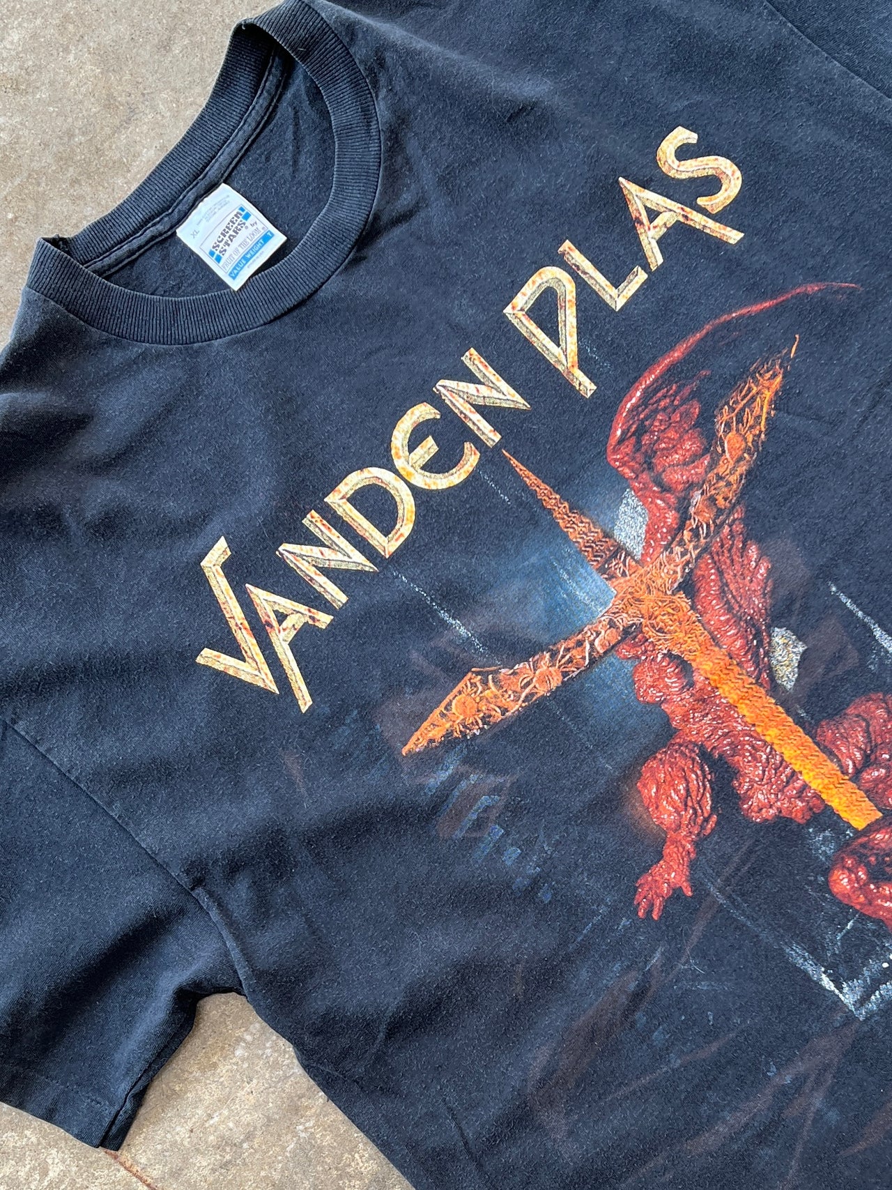 1997 Vanden Plas The God Thing Tour Date Concert Single Stitch Tee