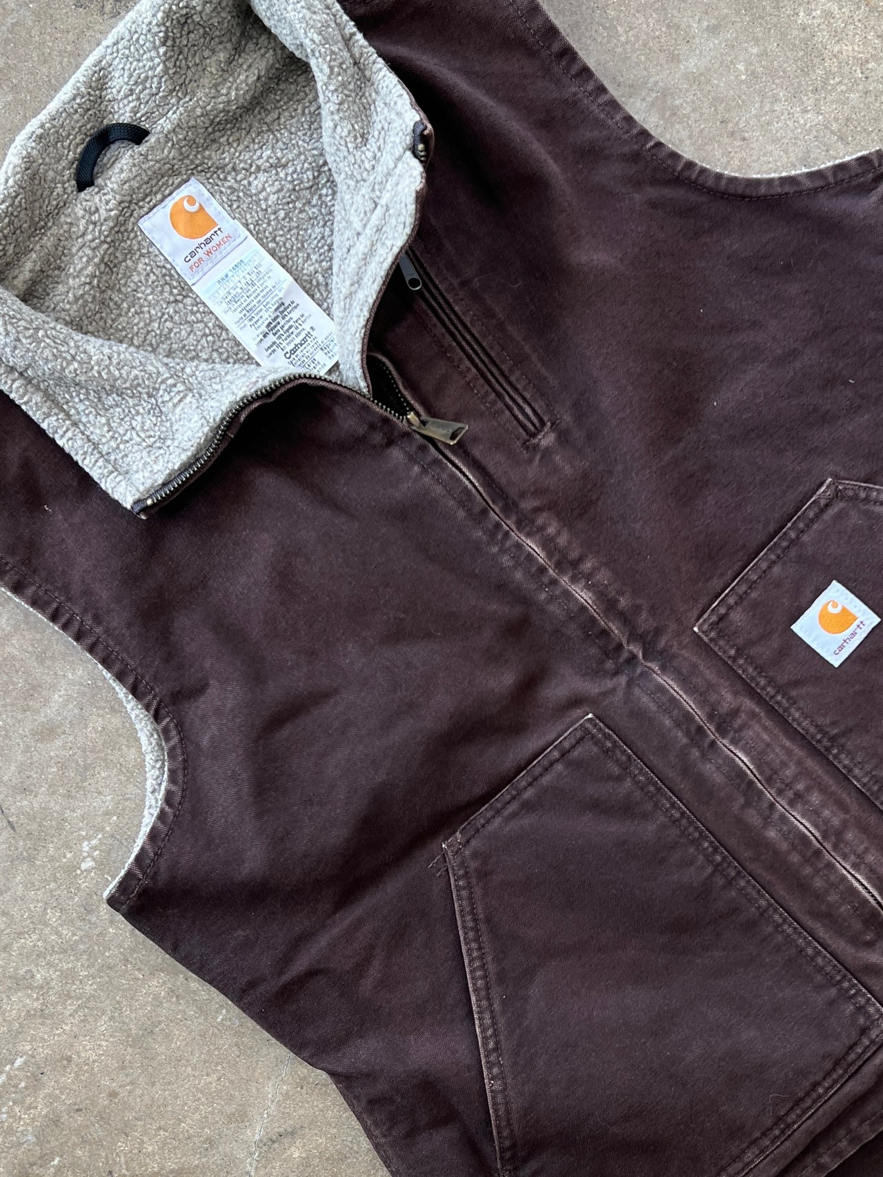 90s Carhartt Sherpa Vest