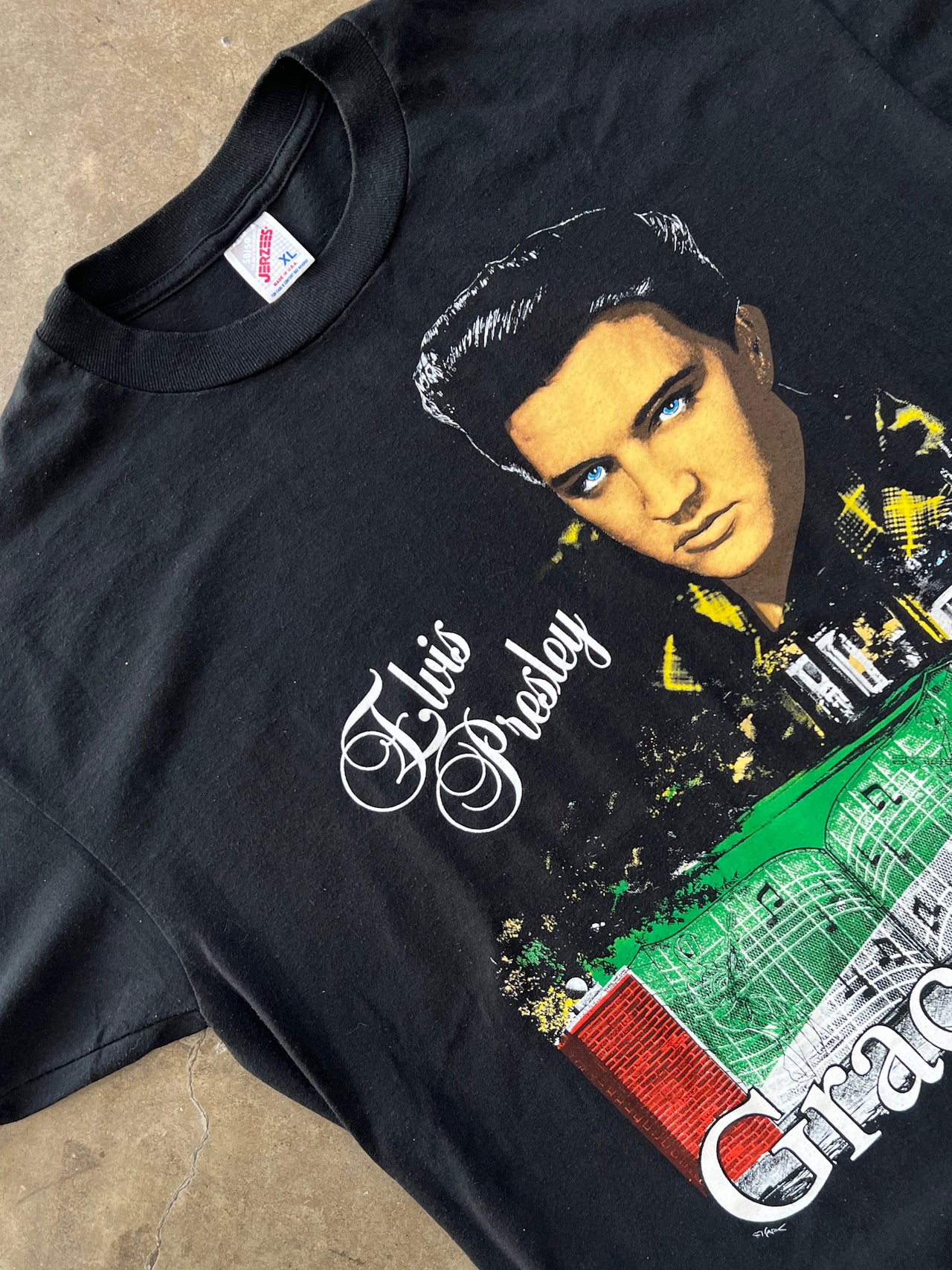 Elvis Presley Graceland Single Stitch Tee