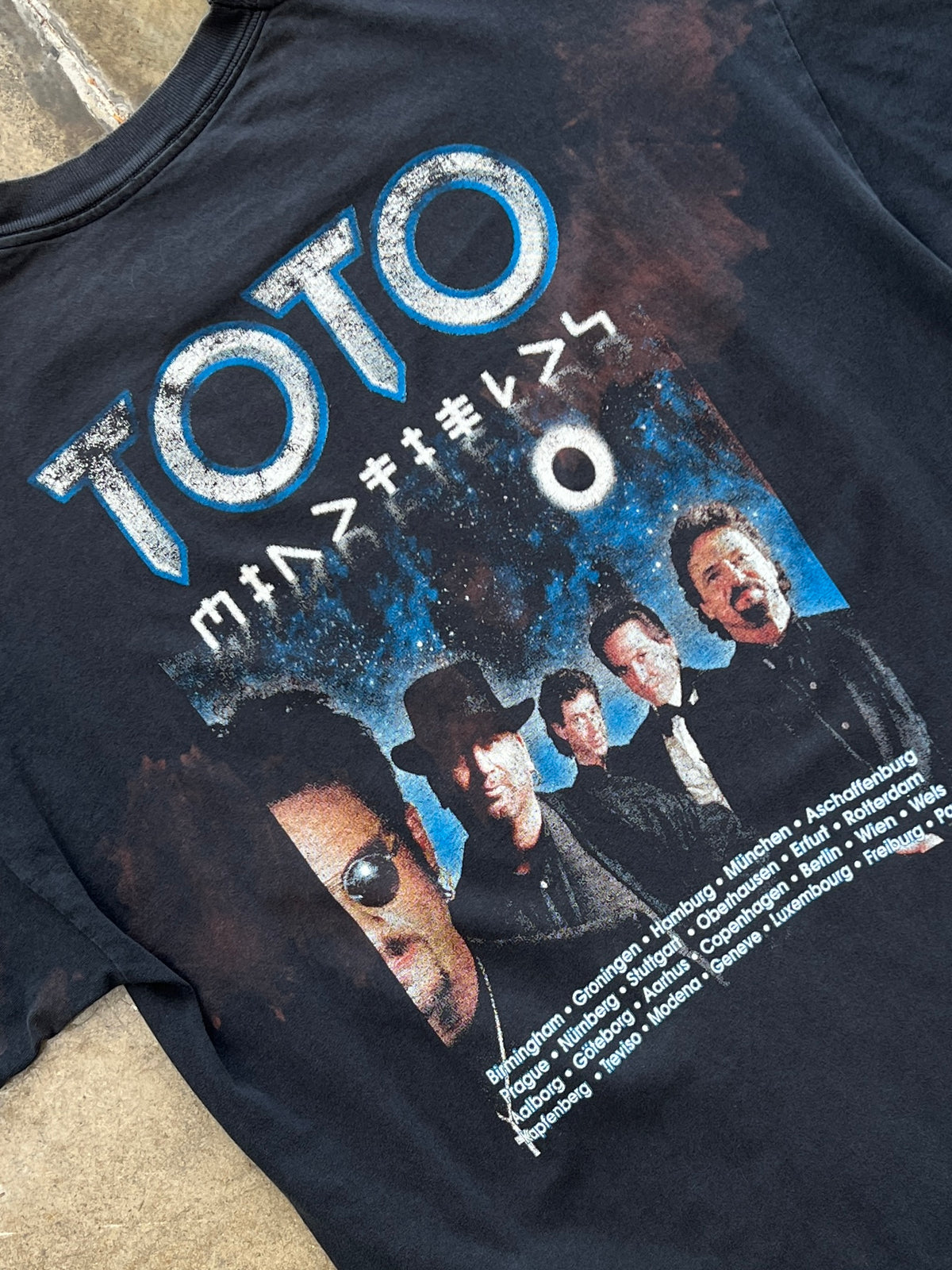1999 Toto Reunion World Tour Band Tee