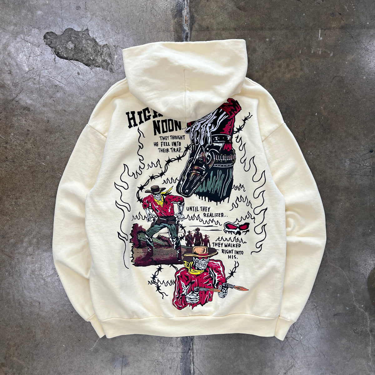 High Noon Western Cowboy Hoodie
