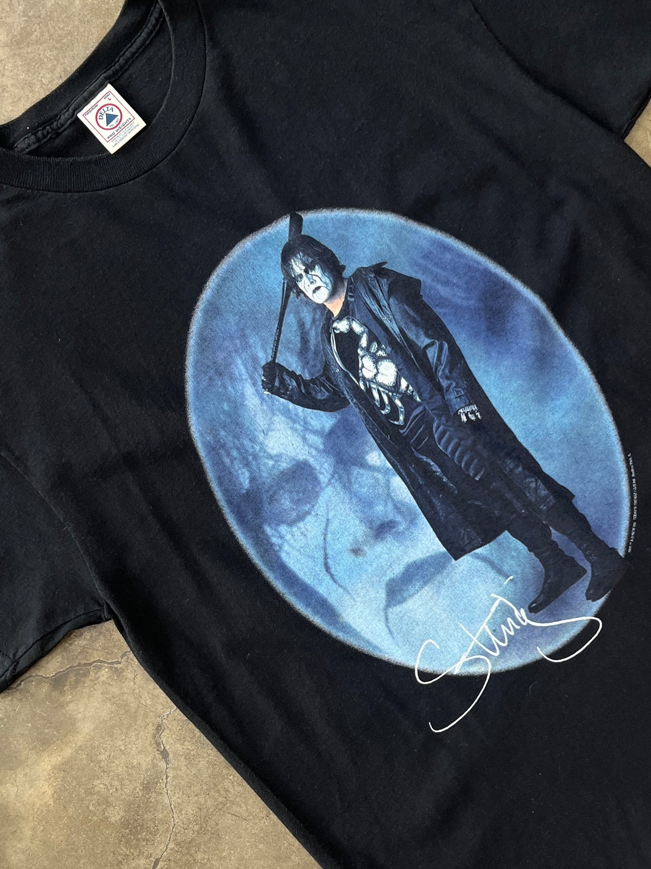 1998 WCW Sting Crow Wrestling WWE Tee