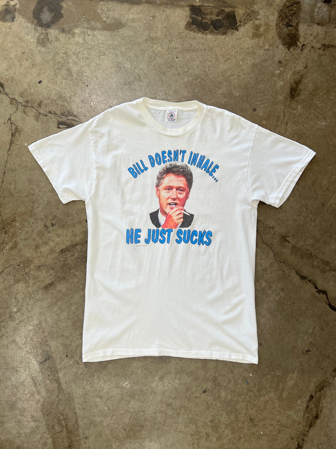 Bill Clinton Sucks Political Social Tee