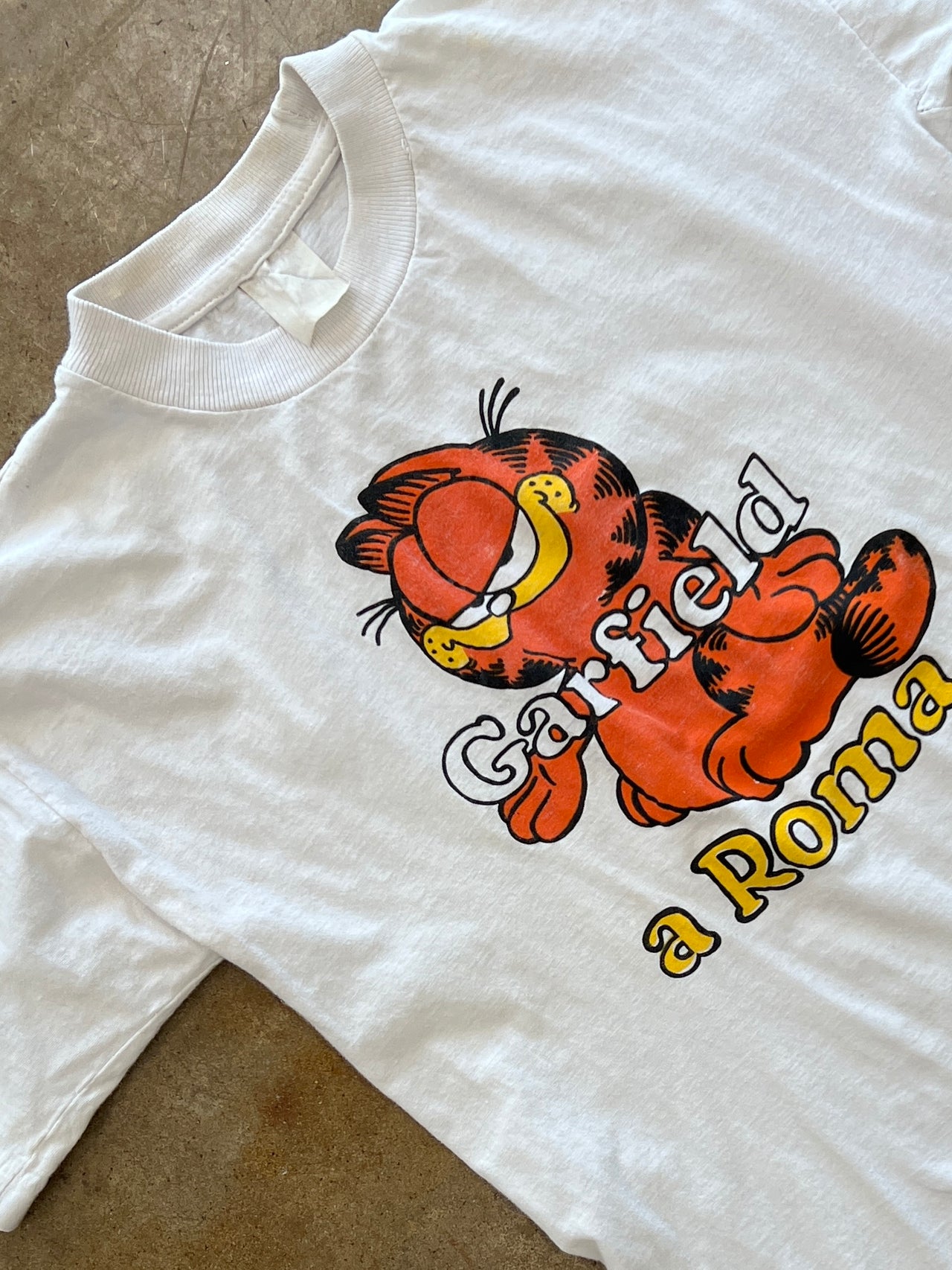 80s Garfield Roma Single Stitch Tee