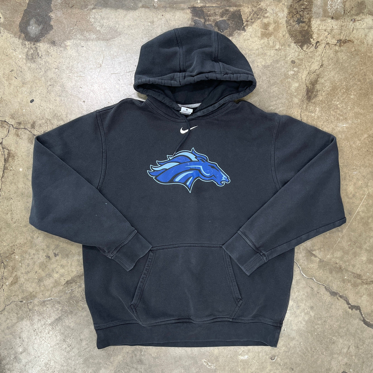 Nike Center Swoosh Bronco Maverick Horse Hoodie