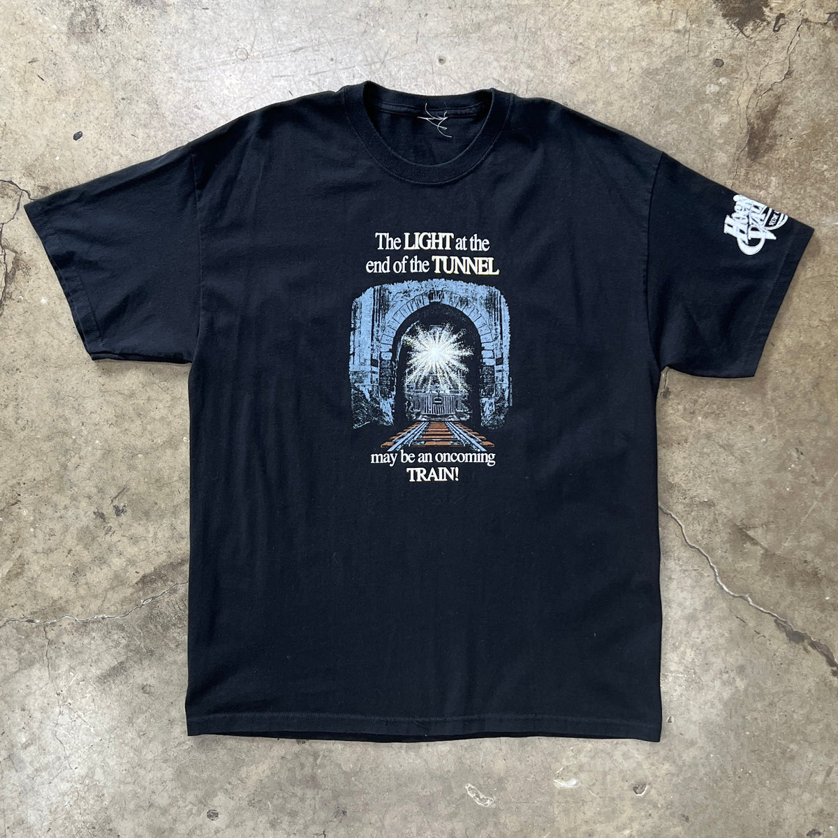 Railway Light at the End of the Tunnel Train Tee